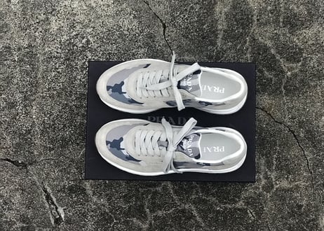 2020ss prada leather camouflage sneakers dead stock 8 half