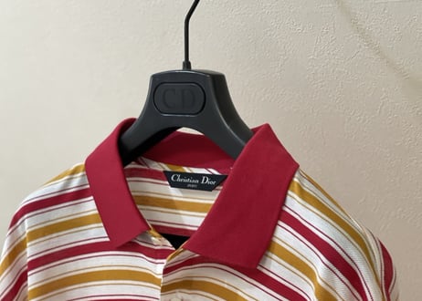 1980-90s christian dior over size polo shirt