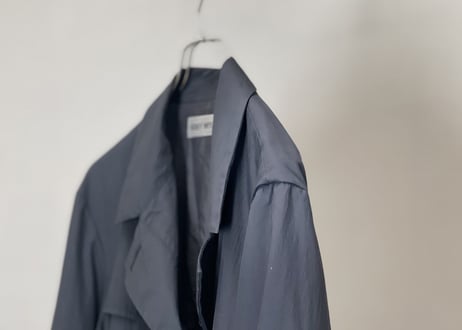 issey miyake trench coat
