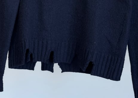 maison margiela 2020aw destroy knit