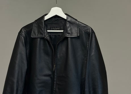 90s leather jacket