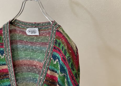 80-90s missoni long cardigan