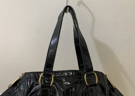 yves saint laurent rive gauche leather bag black