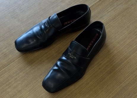 prada sports logo loafers
