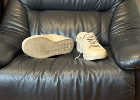 rafsimons leather sneakers