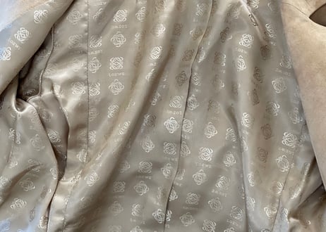 loewe leather jacket dead stock
