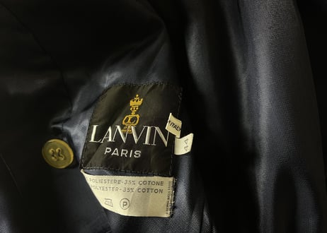 70-80s lanvin made in Italy trench coat