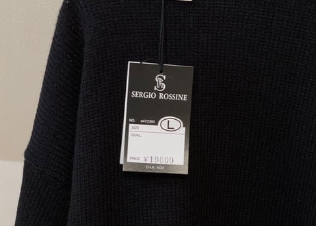 sergio rossine turtle neck knit dead stock