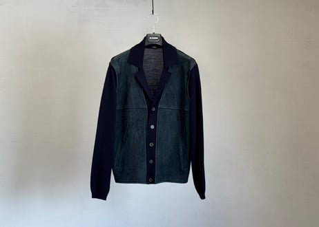 jilsander "本人期" leather jacket