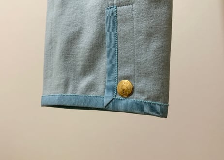 hermes serie button trousers blue