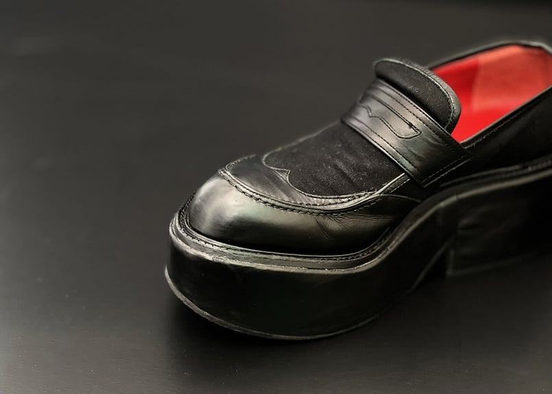 jean paul gaultier leather platform shose | wee