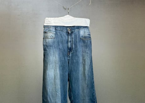 maison margiela wide denim pants