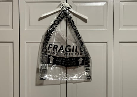 maison margiela clear bag