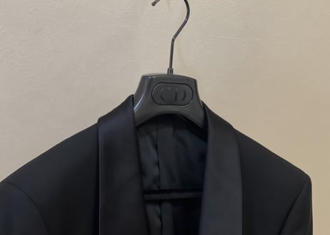 christian dior tuxedo set up suit