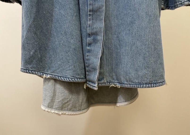 mm6 maison margiela 2015ss over size denim shir mm6 maison margiela 2015ss over size denim shir