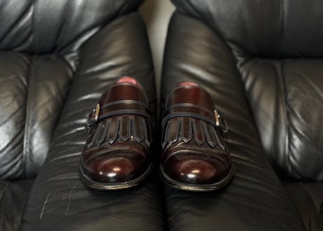 louis vuitton leather dress shose