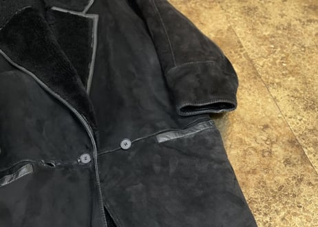 80s gianni versace istante leather coat