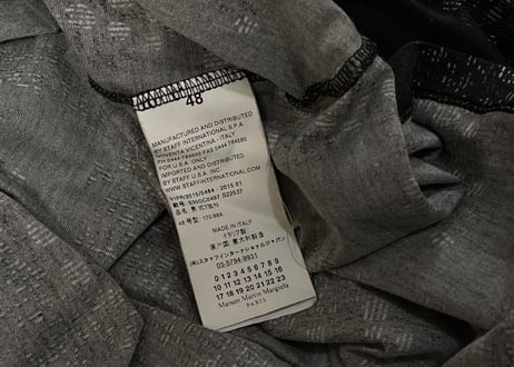 maison margiela 2015ss total pattern tops