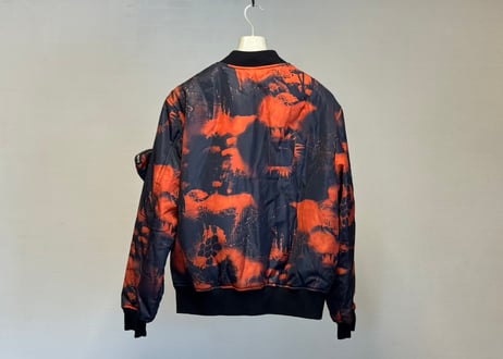 prada ”re-nylon” logo bomber jacket dead stock