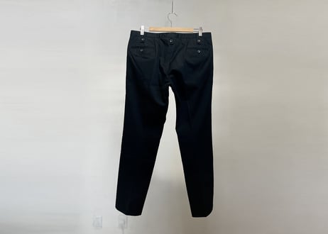 gucci design button trousers