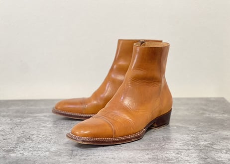 maison margiela "replica" leather heel boots 43