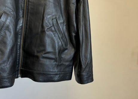 80s made in Italy leather jacket