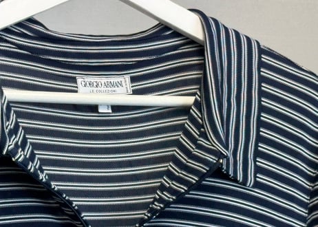 90s giorgio armani polo shirt