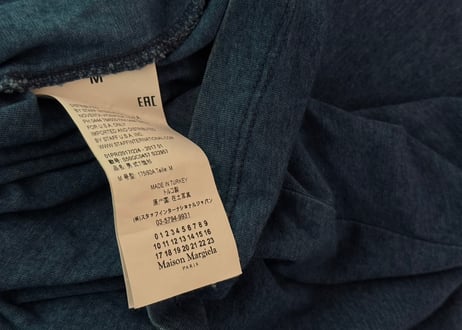 maison margiela blue tops