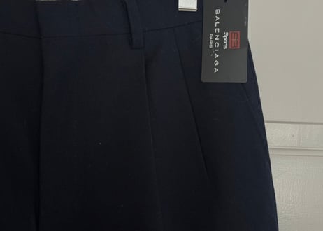 balenciaga tack trousers dead stock