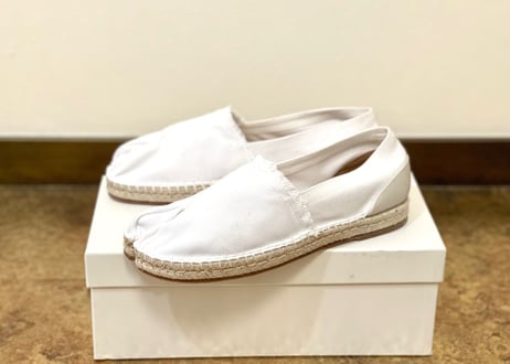 maison margiela tabi shose white 42 dead stock