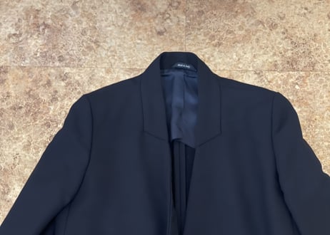 maison margiela 2011aw double coat black