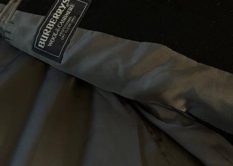 burberry cashmere single long coat