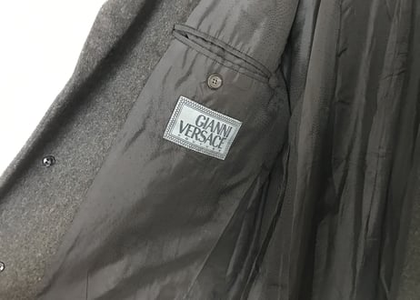 gianni versace chesterfield coat