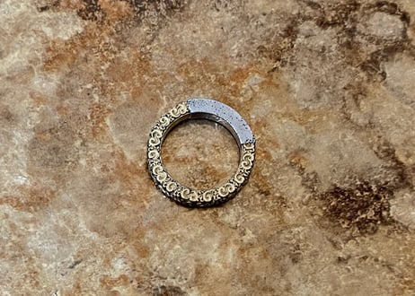 maison margiela silver ring