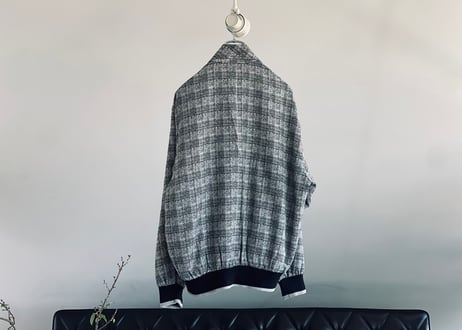 saint laurent jacquard ysl logo jacket