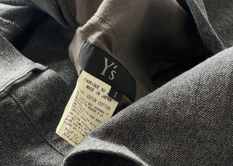 Y’s cotton melange unisex skirt
