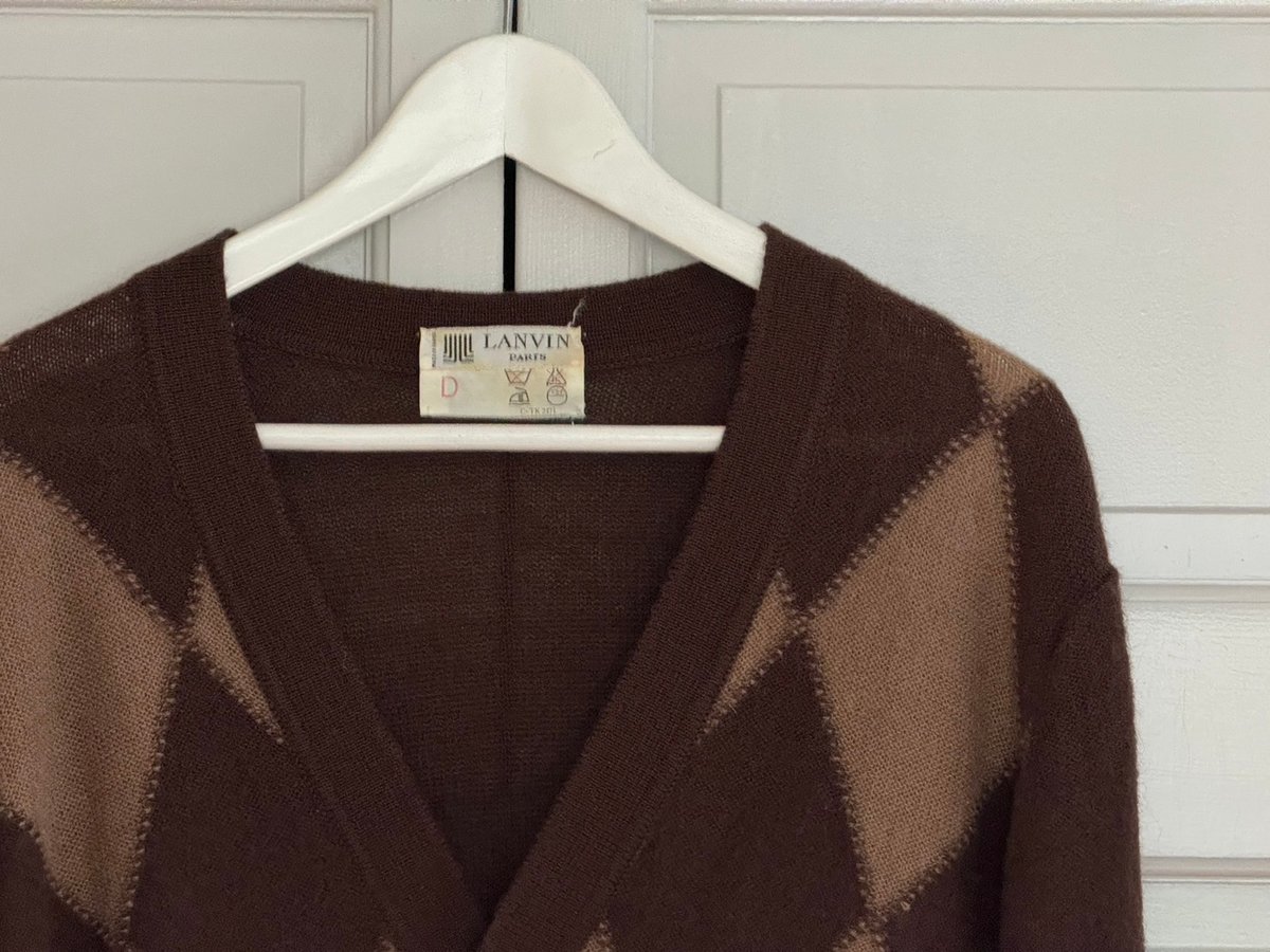 80s lanvin made in Flance cardigan | weekend tokyo