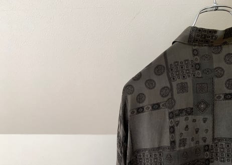 lanvin over size cupro shirt
