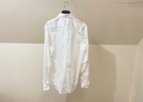 gucci "総柄” dress shirt white
