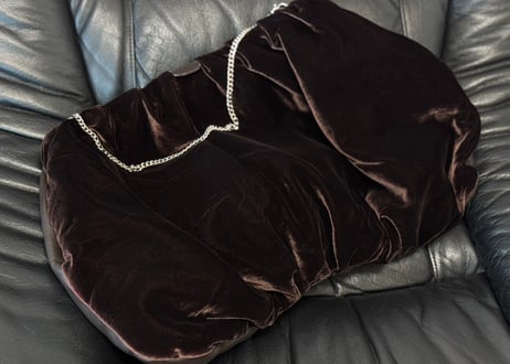 maison margiela "ここのえ最終期" leather chain shoulder bag