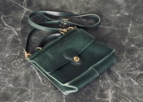 old coach green shoulder bag