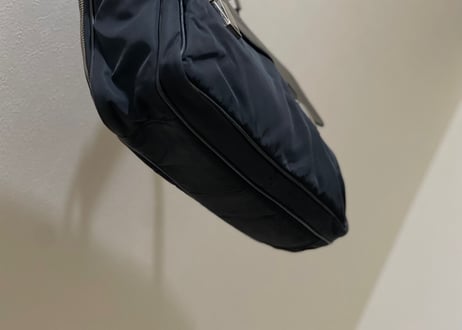 prada leather × nylon bag