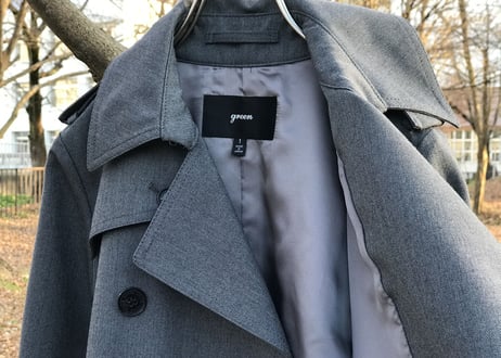 geen trench coat dead stock