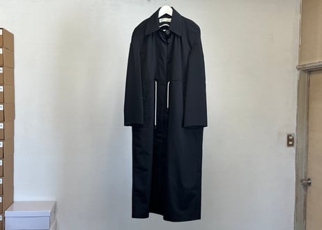 off white gabardine spring coat