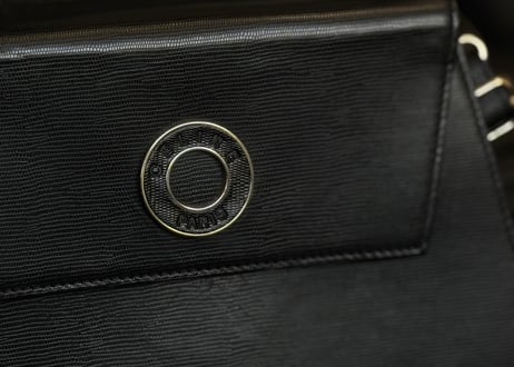 celine leather shoulder bag
