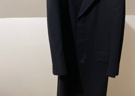 80-90s fly front chesterfield coat