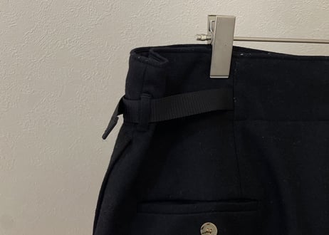 yohji yamamoto silk wide pants