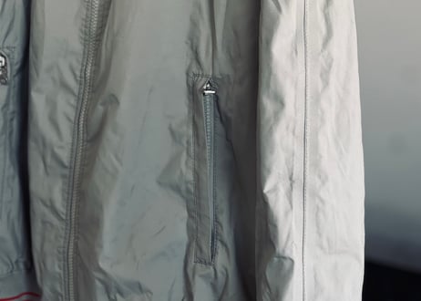 prada over size logo jacket