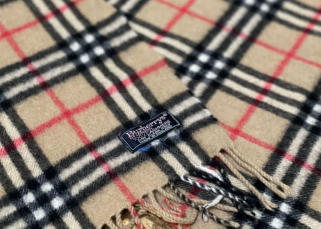 burbery made in England cashmere muffler