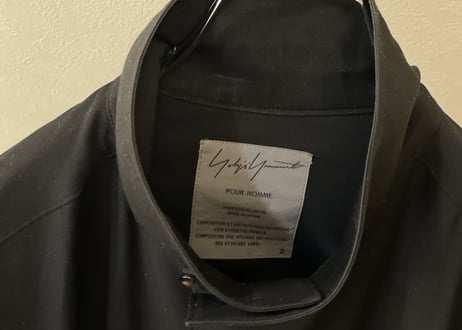 yohji yamamoto pour homme wool shirt coat